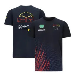 Camiseta F1 Camiseta del equipo Top informal de manga corta de secado rápido Traje de carreras de Fórmula 1 Talla grande se puede personalizar 262V