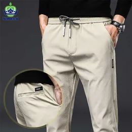 Jeywood Brand Autumn Men's Casual Pants Slim Pant Straight Trousers Male Fashion Stretch Khaki Jogging Sweatpants Plus Size 38 211201