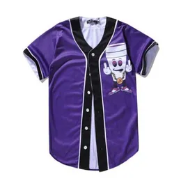 Baseballtröjor Mens 3D Tryckt basebolltröja unisex Kort ärm T-skjortor 2021 Summer T Shirt God kvalitet Male O-Neck Tops 039