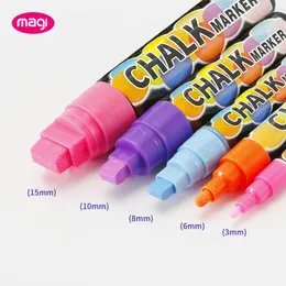 Highlighters Water-Based Liquid Chalk 3mm15mm Fluorescent Board Special Pen Erasable Colored Drawing Mark
