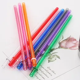 Plastic Drinking Straws for Juice long hard straw food grade material safe healthy durable home party garden use RH1908