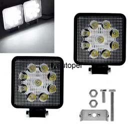 Auto-LED-Spot-Arbeitsscheinwerfer, 12 V, 27 W, LED-Leuchten, Bar-Scheinwerfer, Moto 6000 K, superhelles Auto, zusätzliches Fahrlicht, Scheinwerfer für Auto