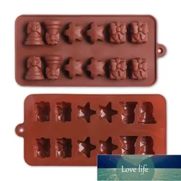 Silicone Chocolate Mold Non-Stick 3D Czekoladowe Tace Narzędzia do pieczenia Kształtowanie Cookie Mold Mold Mold DIY Kuchnia Gadżety Cena fabryczna Ekspert Projektowa jakość