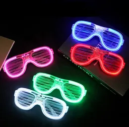 LED luminous glasses Buddy blinds party dance activities bar music festival cheer props flashing spectacles net red toys SN2937