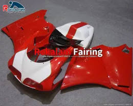 ل Ducati 996 748 Red White Fairings 1996 1997 1997 1999 1999 2000 2002 2002 1099 96-02 CONLING (حقن صب)