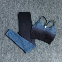 Kvinnor Sport Suit Wareball Gym Set Fitness Wear Sportkläder Polded Sports Bras Yoga sätter träningskläder