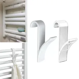 Towel Racks 5pcs Y Shape Hook Hanger For Heated Rail Radiator Tubular Bath Holder Storage Rack N3g3