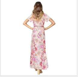 665 Jumpsuits das mulheres, vestidos casuais, saia macacão Vestido floral com vestidos sem mangas Nuevo Estilo Vestido para Chicas Mujeres WT19