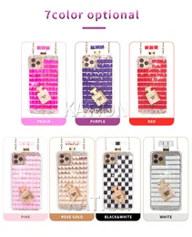 Bling Shinning Custodie per telefoni in vetro con diamanti pieni per LG K51 Stylo 6 5 4 MOTO G stilo Donna Diamanti con strass Aristo5 K31 K40 Cover Lady Case