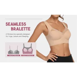 Sömlös bh push up bralette underkläder bras för kvinnor kylning samlar chock-proof kvinnliga intima bekväma bh 211110