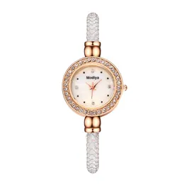 Orologi da polso Quarzo Donna Moda Donna Business Braccialetto Floreale Lusso Orologio squisito Casual