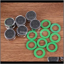 6pcs 24mm 24mm de pulverizador de borbulhador de aerador roscado Bico de economia de ￡gua polido para 7xcvv Taucetas 8APID