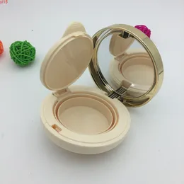 Luxury DIY Plastic Air Cushion Case BB CC Cream Empty Containers Jars with powder puff Makeup Compact Set 10pcs/lotgood qty