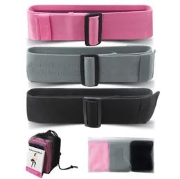 Verstelbare HIP Oefening Weerstand Band Rubber Zijde Polyester Katoen Cirkel 3 Stks Set Yoga Fitness Mini Resistance Booty Bands Body Shaping Buttocks Loop