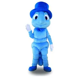 Halloween Blue Ant Mascot Costume Top Quality Cartoon Fruit Anime theme character Adults Size Christmas Birthday Party Outdoor Outfit