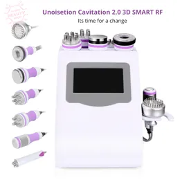 8 in1 Unoisetion 40K Cavitation Vacuum Ultrasonic Slimming RF Laser Beauty Machine Burning Fat