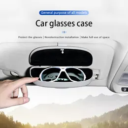 Outros acessórios de interiores Zonnebril Houder Auto Vehiculo Accesorios Sunglasses CLIP CASE PORTE CARTE Voiture Pare Soleil de Ozdoby do Samoc