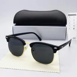 Classical Designer Polarized Glasses Men Women Pilot Sunglasses UV400 Eyewear Sunnies Metal Frame Polaroid Lens260I