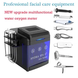 Cuidados faciais da pele da beleza Máquina limpa Microdermoabrasão Máquinas de oxigênio 10 em 1 Scrubber Remoção de Blackhead Bio RF