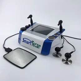 Portable 2 IN 1 Smart Tecar Therapy Heating Pad Electric Pain Relief Muscle Recovery Cet Ret RF Physiotherapy Machine