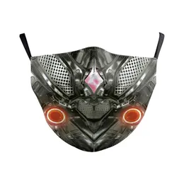 2021 New Classic 3D digital printing mask adult dustproof and haze-proof water-resistant cotton gauze PM2.5