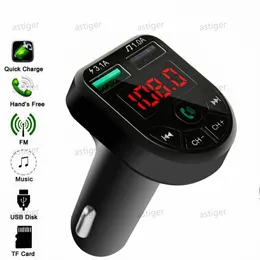 CARE3 Care5 Multifunction Bluetooth Car Charger Kit Transmissor 3.1A / 1A Dual USB Automóveis FM MP3 Player Suporte TF Card Handsfree