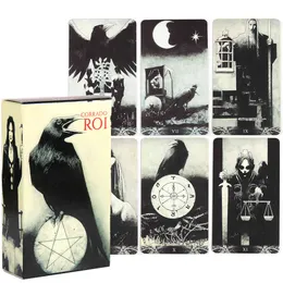Assassinato de Crows Tarot Cards Deck no estoque 78 Cartão Corrado ROI Coleção de adivinhação Presente Oracles Fairy Mystic Mondays Witche