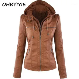 Women's Jackets Plue Size Leather Jacket Women 2021 Autumn Winter Outerwear Coat Lady PU Clothing Female Motorcycle Jackets1