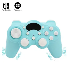 Gamepad اللاسلكية Bluetooth ل Switch NS Pro USB PC Game Game Janstick for Nintendo Switch Pro Vibration المزدوج مع 6 محاور