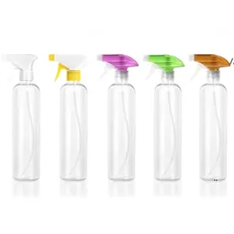 New Empty PET Plastic Spray Bottles 250ml Refillable Container Safe Non-Toxic Leak-proof Super fine Mist Trigger Sprayer EWE7394