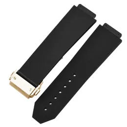 20mm Silicone Rubber Watch Strap With Folding Buckle For Hublot