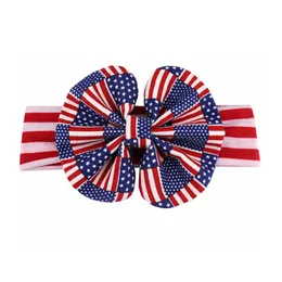 赤い白と青の愛国的な弾性ヘッドバンド - アメリカの髪の髪の贈り物、アメリカの国旗の付属品、星の縞模様、7月4日 - 独立記念日の赤ちゃん女子化粧