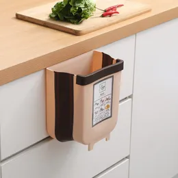 Pattumiera Sospesa Pieghevole Per Cucina 6L - In Plastica, Da Appendere A Sportello O Parete, Per Bagno E Camera
