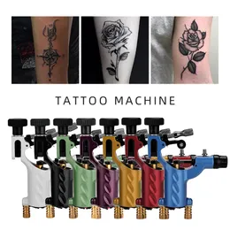 Rotary Tattoo Machine Tatueringar Kroppskonst Dragonfly Professionell handbyggd Shader Liner Assorted Tatoo Motor Gun Kits Supply