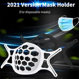 Mouth Mask Support Breathing Assist Inner Cushion Bracket Silicone Holder Frame Breathable Water Wash