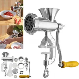 Kötthackare Köttkvarn Anti-Rust Making Gadgets Mincer Pasta Sausage Noodle Manual Meat Mincer Food Processor Accessoeries 210706