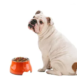 Pet Product Melamine Dog Bowl High Style Pets Pot Slow Down Eating Drinking Feeding Tool Cat Bowls & Feeders