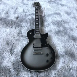 em estoque! guitarra elétrica corpo de mogno cor prata made in china com pickguard linda e maravilhosa