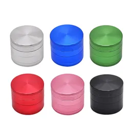 Premium Aluminum Smoking Metal Herb Grinder With Sharp Diamond Teeth 50MM 4 Layers Tobacco Herbal Miller