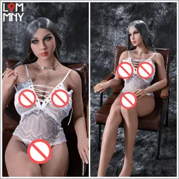 Lommny-168cm Silikon Sex Dolls Kärlek Stora Bröst Vagina Real Pussy Sexiga Produkt Män Stängt