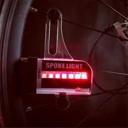 Światła rowerowe Kolorowe 14 LED Light Wheels OSTRZEŻENIE Rower 30 Zmiany Opona sygnałowa Spoke Flash Wodoodporne akcesoria rowerowe