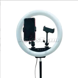 Lampada di riempimento a doppia posizione da 33 cm Lampada di bellezza per selfie a LED con anello da 13 pollici con telecomando CTouch