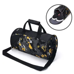 Outdoor-Taschen 20L Herren Sporttasche Nylon Gym Mehrfarbig Wasserdicht für Training Fitness Reisen Duffel Multifunktionshandtasche Sac De