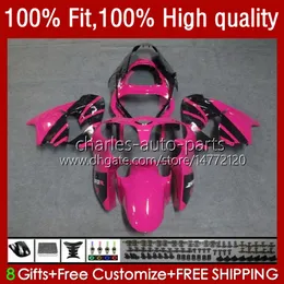 OEM Body Kit für KAWASAKI NINJA ZX9 9 R ZX 9R 900 CC Rose pink 2000 2001 2002 2003 Karosserie 25Nr.71 ZX900 900CC ZX-9R 98-03 ZX-900 ZX9R 00 01 02 03 Spritzguss-Verkleidung