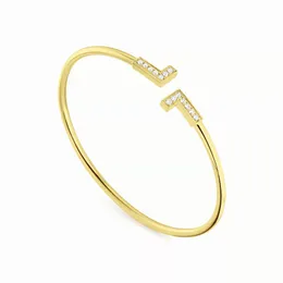 Liebe Armreifen Design Schmuck Armbänder Charme Mode Diamanten Gold Silber Armreif Braccialetto Pulsera für Männer und Frauen Hochzeit Paar Liebhaber Geschenk mit Samtbeutel