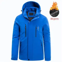 TFU Men Autumn Brand Outdoor Classic Thick Warm Jacket Coat Spring Casual Solid Color Windproof Pockets Hat Jackets 220301