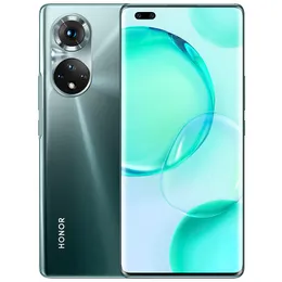 Oryginalny Huawei Honor 50 Pro 5g Telefon komórkowy 8 GB RAM 256GB ROM Snapdragon 778g 108mp HDR NFC Android 6.72 "OLED Zakrzywiony Pełny ekran Identyfikator Face Smart Telefon komórkowy