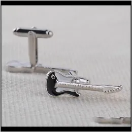 Guitar Fashion Mens Suit Button Cuff Links Will Business Wedding Gift and Sandy Gbysj VBFQH