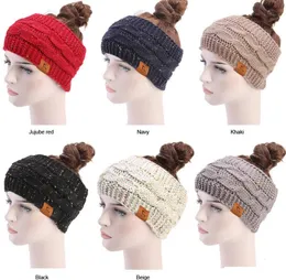 Party Favor Knitted Crochet Headband Women Winter Sports Hairband Turban Yoga Head Band Ear Muffs Cap Headbands 6 colors SN3216