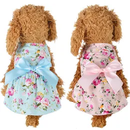 Summer Dogs Dresses Clothing for Pet Small Sweet Dress for Shirt Vest Cats Chihuahua 30